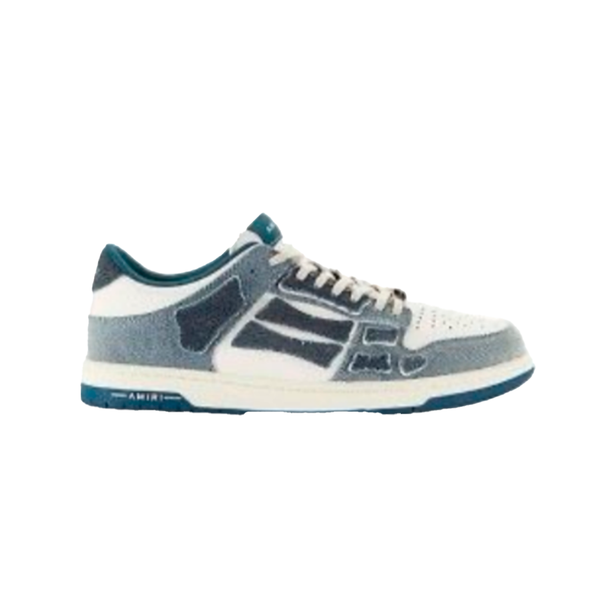 Amiri Skel Top Low Azul/Blanco