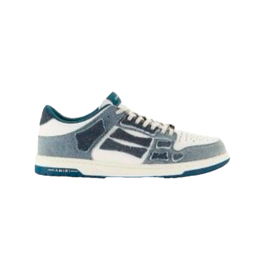 Amiri Skel Top Low Azul/Blanco